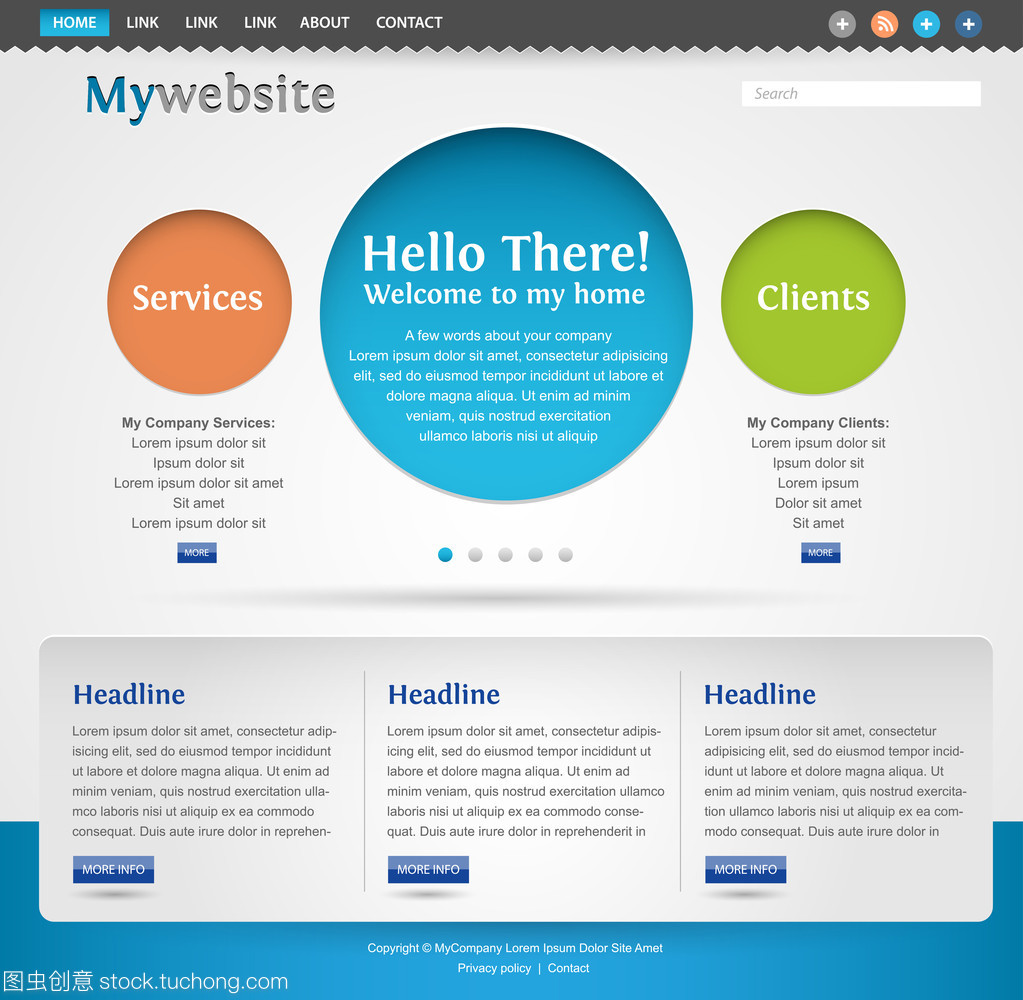 現(xiàn)代創(chuàng)意網(wǎng)站模板設(shè)計 打造引人入勝的數(shù)字體驗